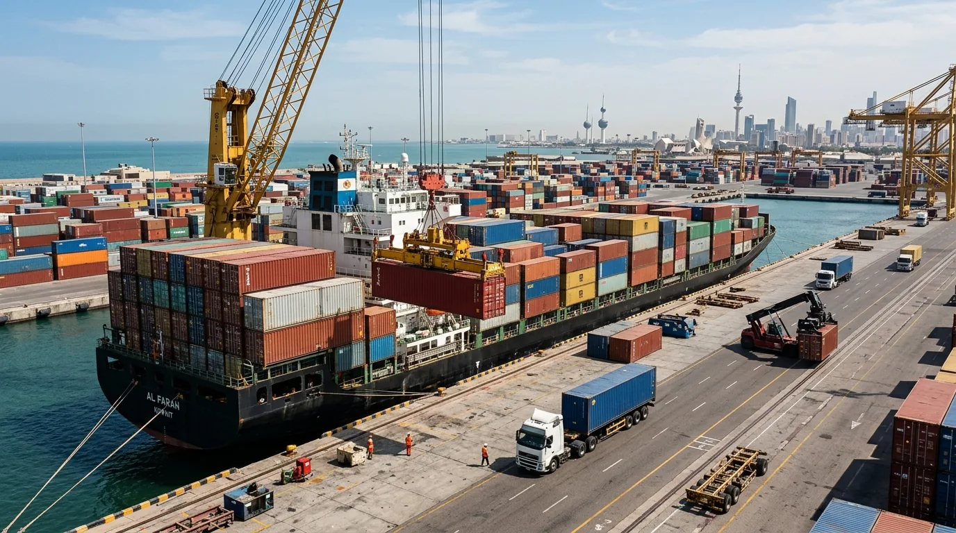 Sea freight from Dubai to Kuwait - Cargo from Dubai to Kuwait