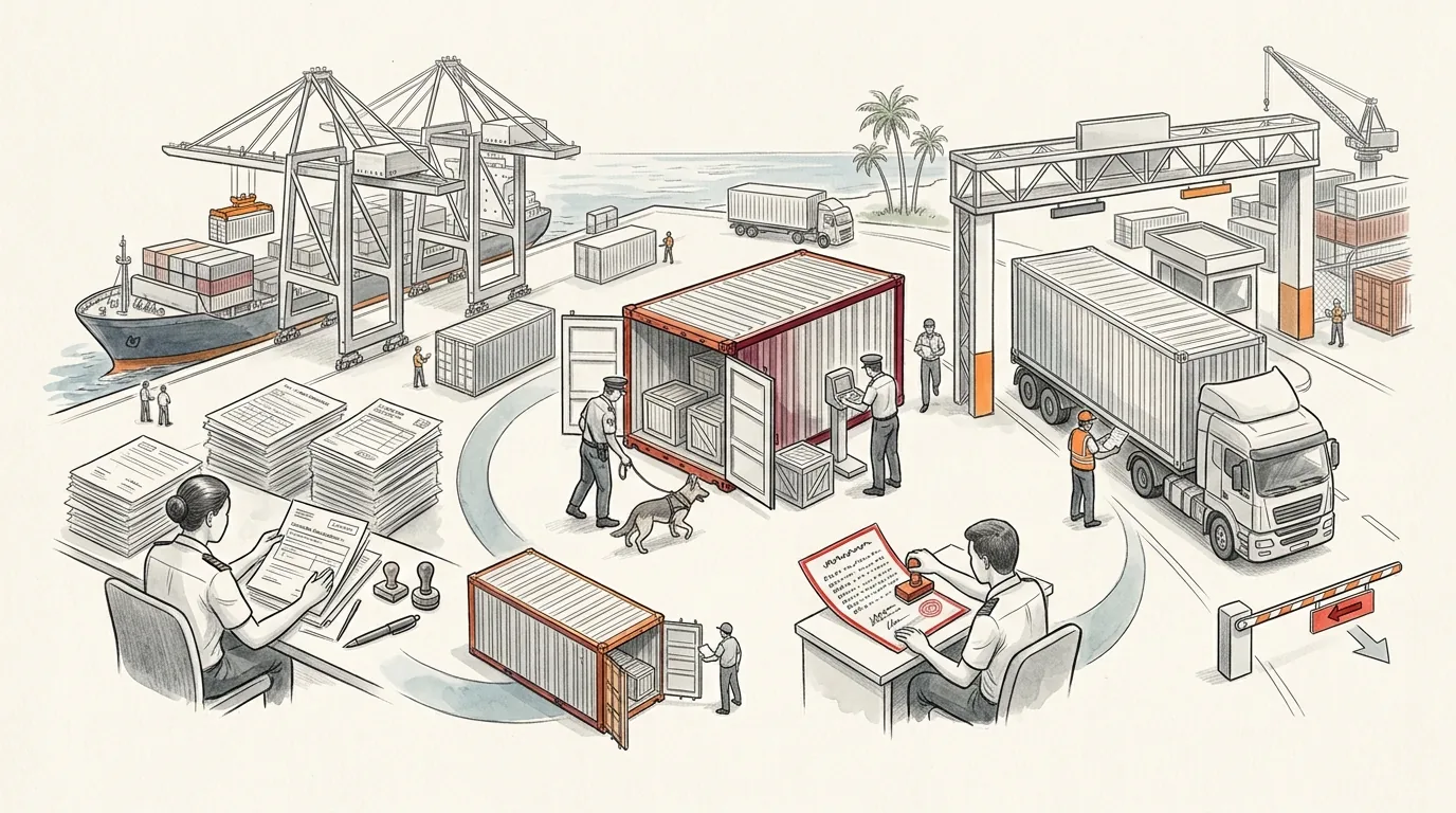 7. Sri Lanka customs documents and clearance - Cargo from Dubai to Sri Lanka